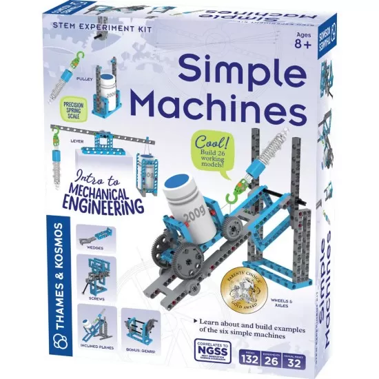 Kit STEM - Inginerie mecanica, 132 piese Kit STEM - Inginerie mecanica, 132 piese
