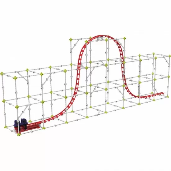 Kit constructie STEM - Inginerie pentru roller coaster 305 piese Kit constructie STEM - Inginerie pentru roller coaster 305 piese