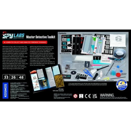 Kit STEM Marea trusa de detectiv Thames & Kosmos Kit STEM Marea trusa de detectiv Thames & Kosmos