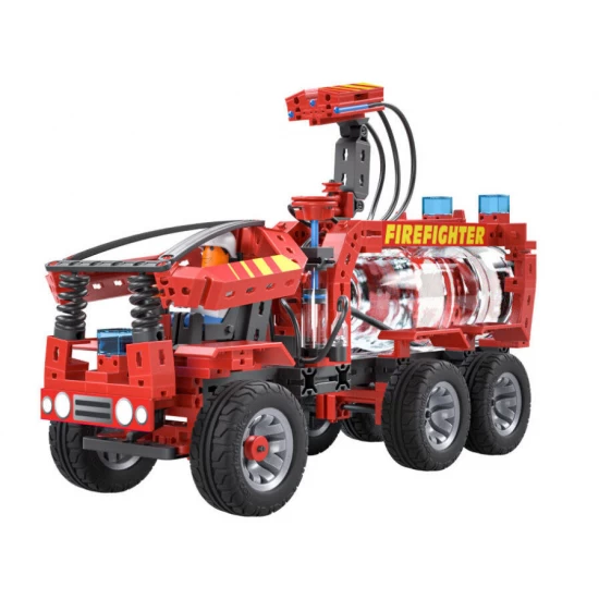 Kit constructie STEM Masina de pompieri 322 piese Fischertechnik Kit constructie STEM Masina de pompieri 322 piese Fischertechnik