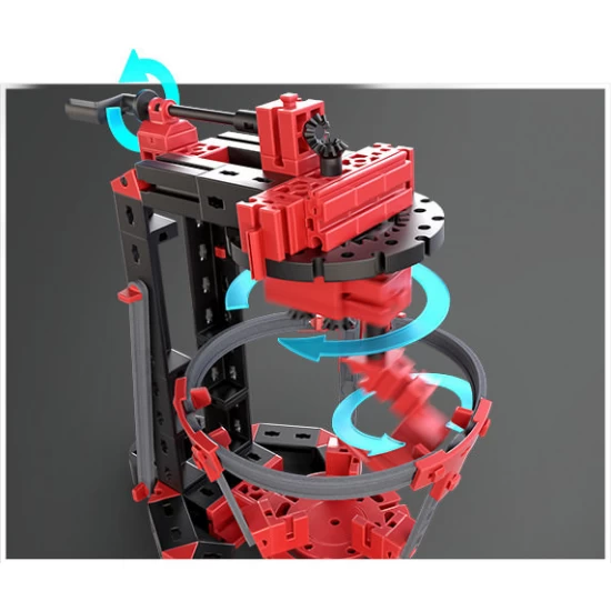 Kit constructie STEM Principiile mecanicii Fischertechnik 243 piese Kit constructie STEM Principiile mecanicii Fischertechnik 243 piese