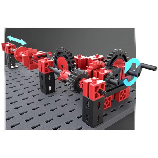 Kit constructie STEM Principiile mecanicii Fischertechnik 243 piese Kit constructie STEM Principiile mecanicii Fischertechnik 243 piese
