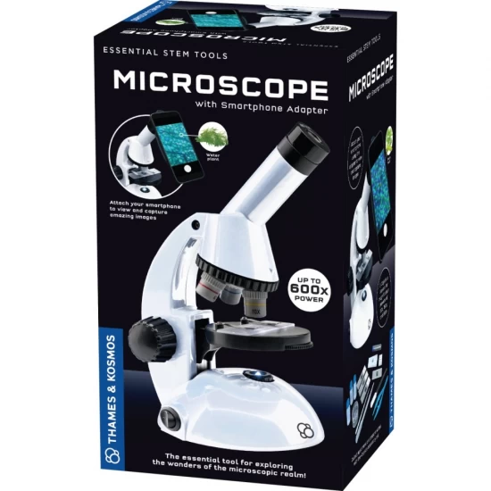 Microscop cu adaptor pentru telefon Thames & Kosmos Microscop cu adaptor pentru telefon Thames & Kosmos