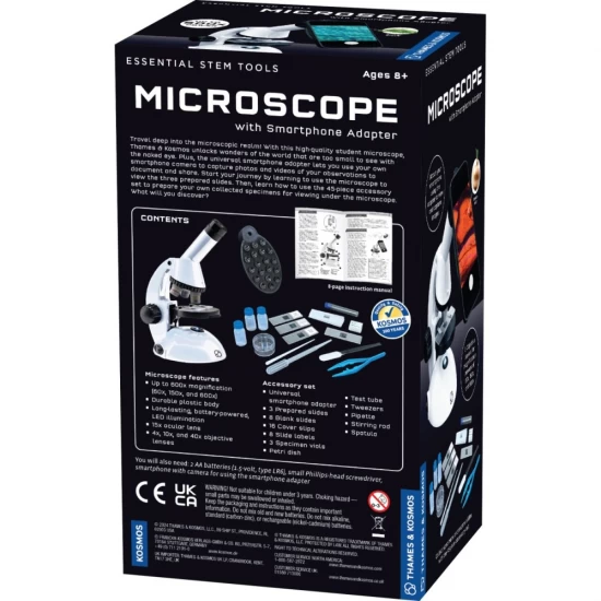 Microscop cu adaptor pentru telefon Thames & Kosmos Microscop cu adaptor pentru telefon Thames & Kosmos