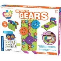 Kit constructie STEM Primii pasi Angrenaje Thames & Kosmos, 61 piese