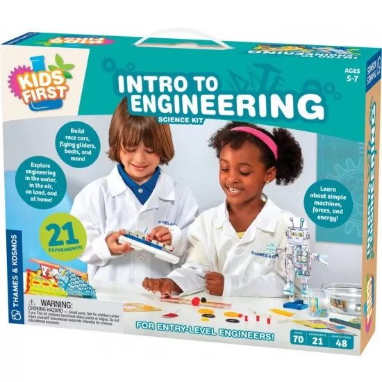 Kit STEM - Primii pasi in inginerie, 70 piese Kit STEM - Primii pasi in inginerie, 70 piese