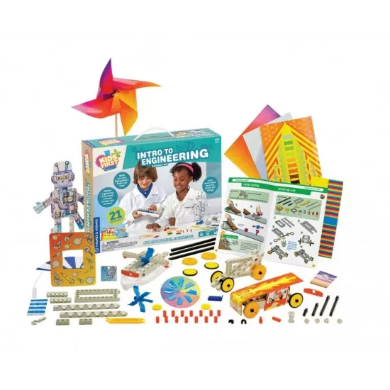 Kit STEM - Primii pasi in inginerie, 70 piese Kit STEM - Primii pasi in inginerie, 70 piese