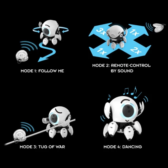 Kit constructie STEM Robot cu detectare sonora Thames & Kosmos 142 piese Kit constructie STEM Robot cu detectare sonora Thames & Kosmos 142 piese