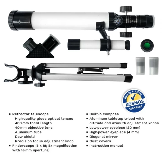 Kit STEM Telescop 100x Thames & Kosmos Kit STEM Telescop 100x Thames & Kosmos