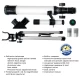 Kit STEM Telescop 100x Thames & Kosmos Kit STEM Telescop 100x Thames & Kosmos