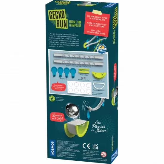 Kit STEM Trambulina - extindere pentru cursa cu obstacole cu bilă metalica, Thames & Kosmos Kit STEM Trambulina - extindere pentru cursa cu obstacole cu bilă metalica, Thames & Kosmos