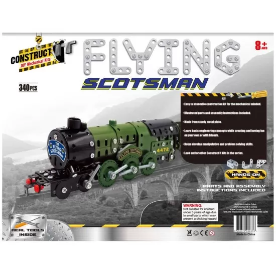 Kit STEM Trenul Flying Scotsman, nivel avansat, 331 piese Kit STEM Trenul Flying Scotsman, nivel avansat, 331 piese