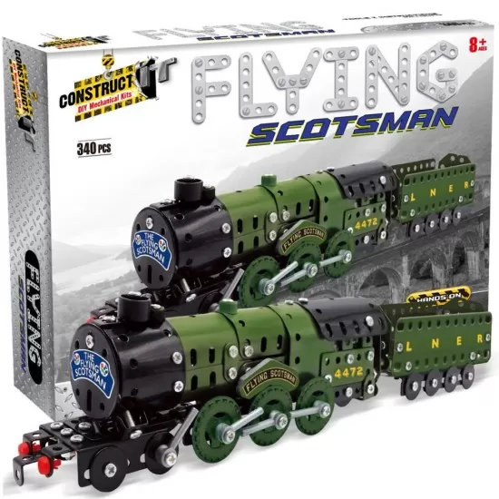 Kit STEM Trenul Flying Scotsman, nivel avansat, 331 piese Kit STEM Trenul Flying Scotsman, nivel avansat, 331 piese