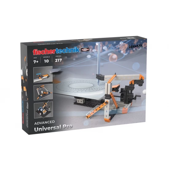 Kit constructie STEM Universal Pro, Fischertechnik, 217 piese Kit constructie STEM Universal Pro, Fischertechnik, 217 piese