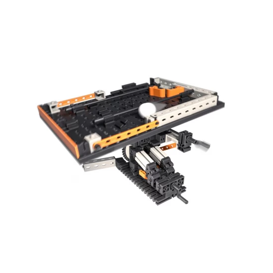 Kit constructie STEM Universal Pro, Fischertechnik, 217 piese Kit constructie STEM Universal Pro, Fischertechnik, 217 piese