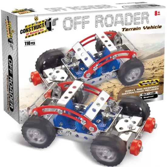Kit STEM Vehicul de teren, nivel incepator, 110 piese