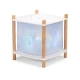 Lampa de veghe pentru copii cu 4 cantece de leagan, control remote, proiectie stele, cablu USB, Padure, Moulin Roty