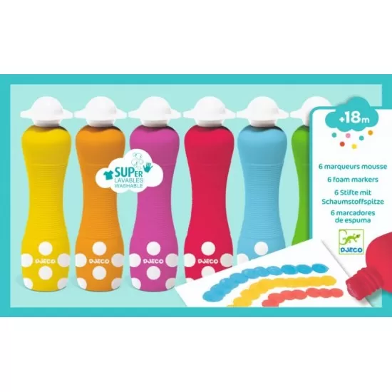 Marker rotund pentru bebe Djeco Marker rotund pentru bebe Djeco