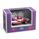Masina de cursa Miss Burgundy Colectia Crazy Motors Djeco Masina de cursa Miss Burgundy Colectia Crazy Motors Djeco