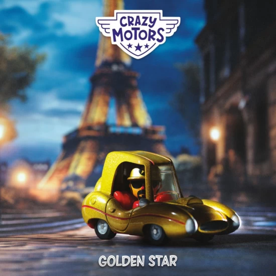 Masina Golden Star Colectia Crazy Motors Djeco Masina Golden Star Colectia Crazy Motors Djeco