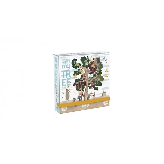 Micro Puzzle Londji 100 piese - Copacul anotimpurilor Micro Puzzle Londji 100 piese - Copacul anotimpurilor