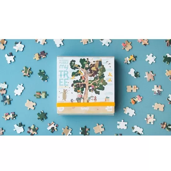 Micro Puzzle Londji 100 piese - Copacul anotimpurilor Micro Puzzle Londji 100 piese - Copacul anotimpurilor