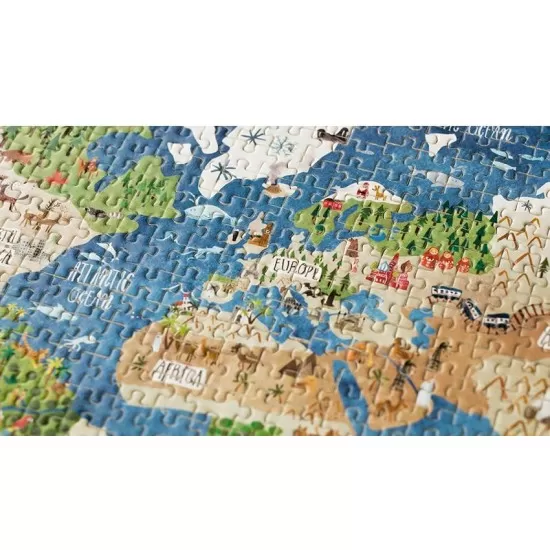 Micro puzzle Londji 600 piese - Continente Micro puzzle Londji 600 piese - Continente