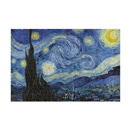 Micro Puzzle Londji 600 piese - Noaptea instelata Van Gogh Micro Puzzle Londji 600 piese - Noaptea instelata Van Gogh
