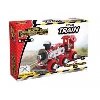 Mini Kit STEM Locomotiva cu aburi 77 piese