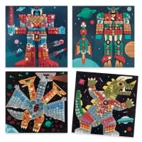 Set creativ mozaic Djeco - In spatiu