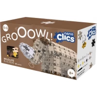 Set Nano Clics pentru construit animale salbatice 250 piese Clicformers