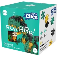 Set Nano Clics pentru micii constructori creativi 125 piese Clicformers