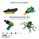 Set Nano Clics pentru micii constructori creativi 125 piese Clicformers