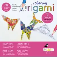 Origami Fridolin - Fluturasi de colorat