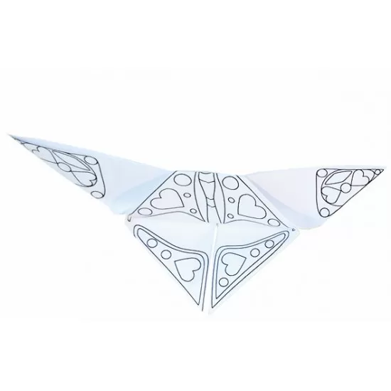 Origami Fridolin - Fluturasi de colorat Origami Fridolin - Fluturasi de colorat