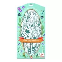 Parada modei de colorat Djeco - Angel si prietenele