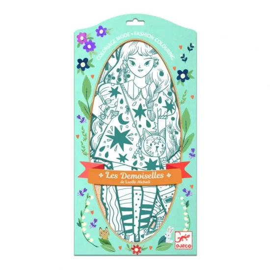 Parada modei de colorat Djeco - Angel si prietenele Parada modei de colorat Djeco - Angel si prietenele