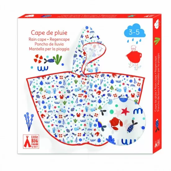 Pelerina de ploaie pentru copii Ocean Djeco Pelerina de ploaie pentru copii Ocean Djeco