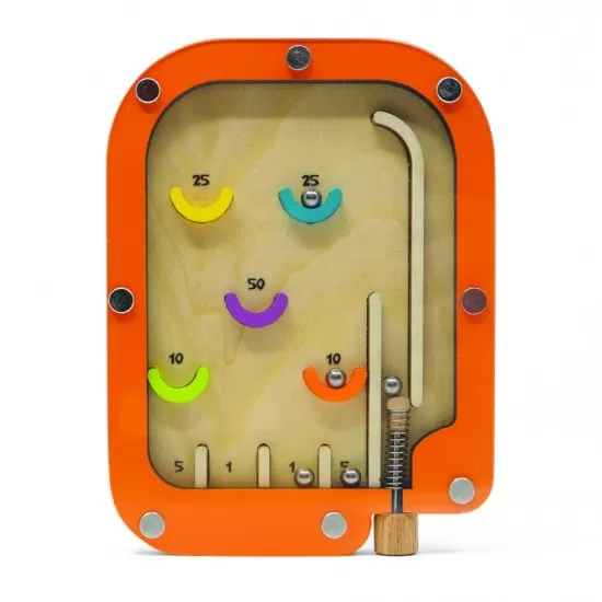 Joc din lemn Pinball Frenzy portocaliu Svoora Joc din lemn Pinball Frenzy portocaliu Svoora