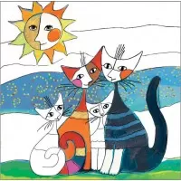 Planse de colorat Pisici Rosina Wachmeister de colorat Fridolin