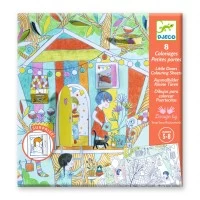 Planse de colorat cu surprize Jocurile Ninei Djeco