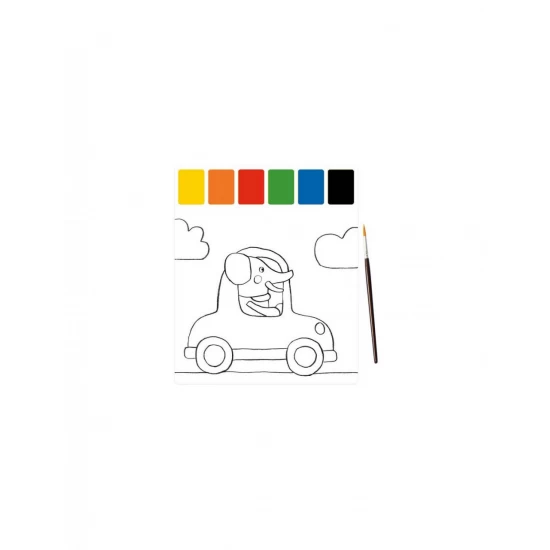 Planse preilustrate pentru pictura Vehicule Moulin Roty Planse preilustrate pentru pictura Vehicule Moulin Roty