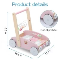 Premergator roz 5 in 1 din lemn UMU Toys