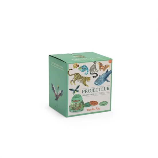 Proiector Animale cu 8 diapozitive Moulin Roty
