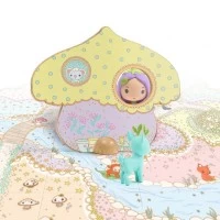 Puzzle 3D Lily Tinypuzz Djeco 24 piese cu 2 figurine