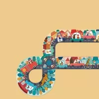 Puzzle gigant Beep Beep! Londji 48 piese