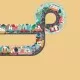 Puzzle gigant Beep Beep! Londji 48 piese