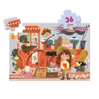 Puzzle Calatoria Miei Djeco 36 piese