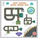 Puzzle Circuit gigant de curse Djeco 26 piese
