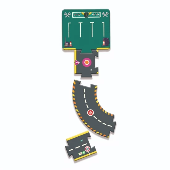 Puzzle Circuit gigant de curse Djeco 26 piese